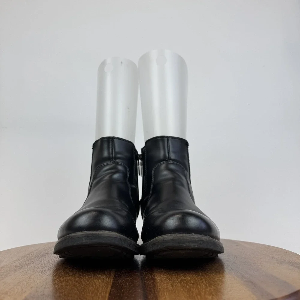 Mens Blondo Shadow Black Leather Waterproof Lined Chelsea Ankle‎ Boots Size 10.5
